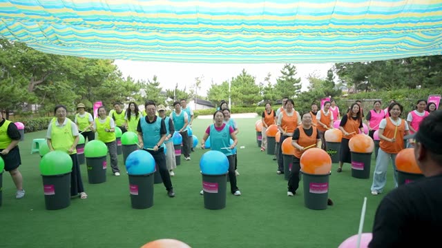健康生活节营地协作现场