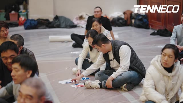 辉门年会纳斯卡巨画共创