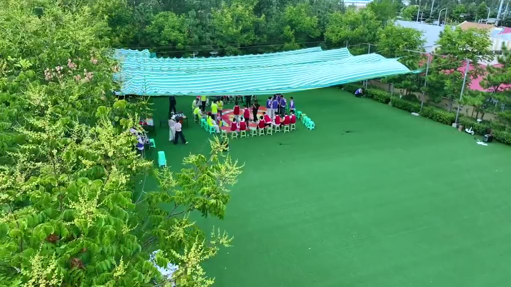 营地全景航拍